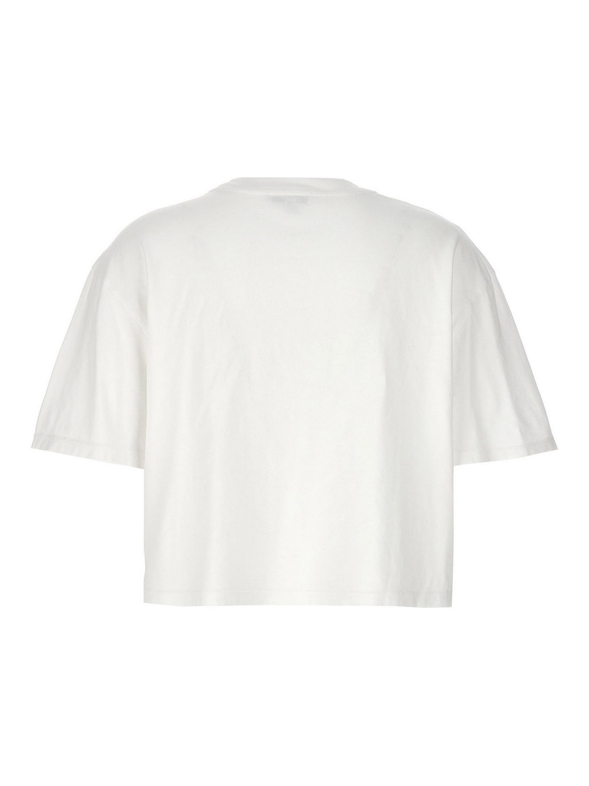 Shop Agolde Anya T-shirt Organic_cotton Crew In White