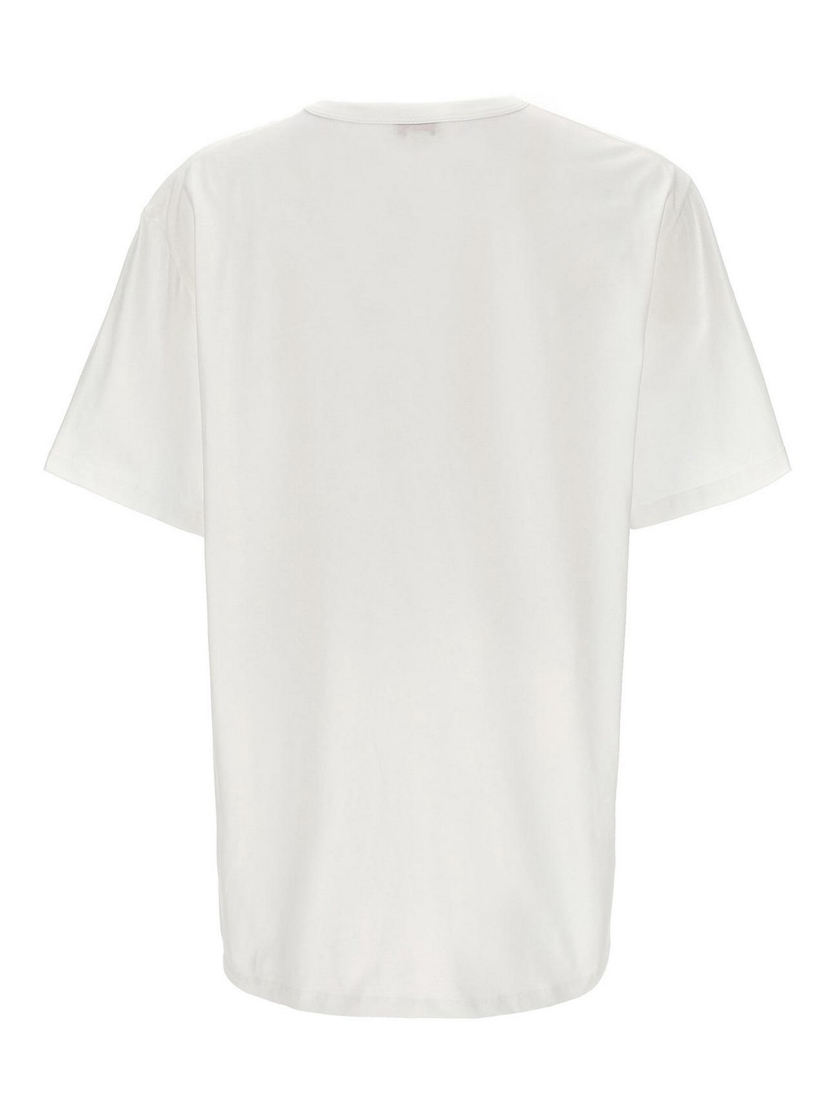 Shop Alexander Mcqueen Camiseta - Skull In Blanco