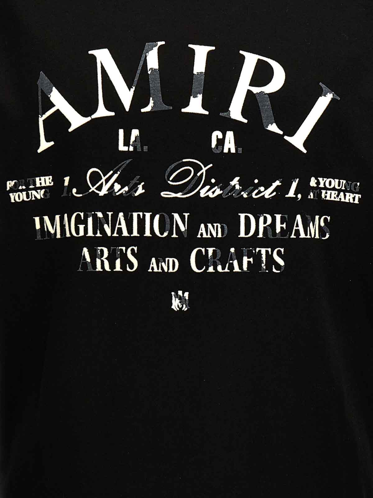 Shop Amiri Arts District T-shirt In Negro