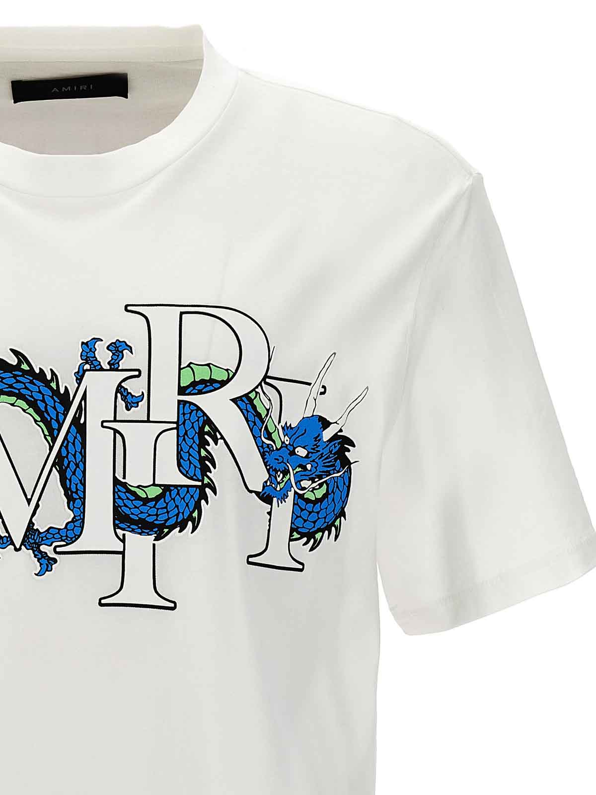 Amiri Cny Dragon T-Shirt - White - Men | AMJYTE1004WHITE