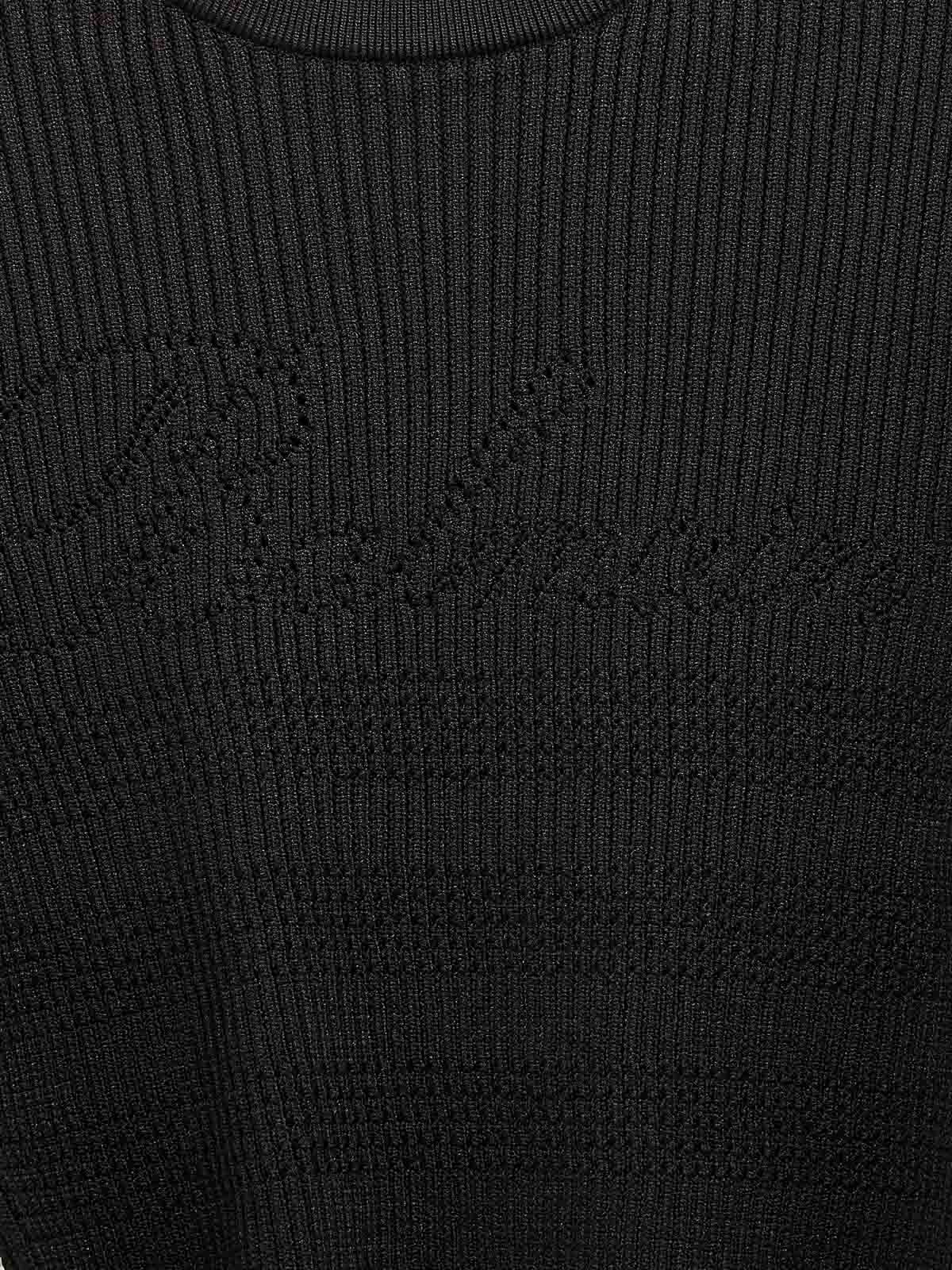 Shop Balmain Logo In Black