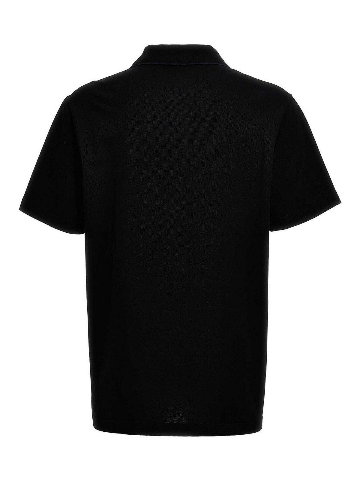 Shop Brioni Logo Embroidery Polo Shirt In Negro