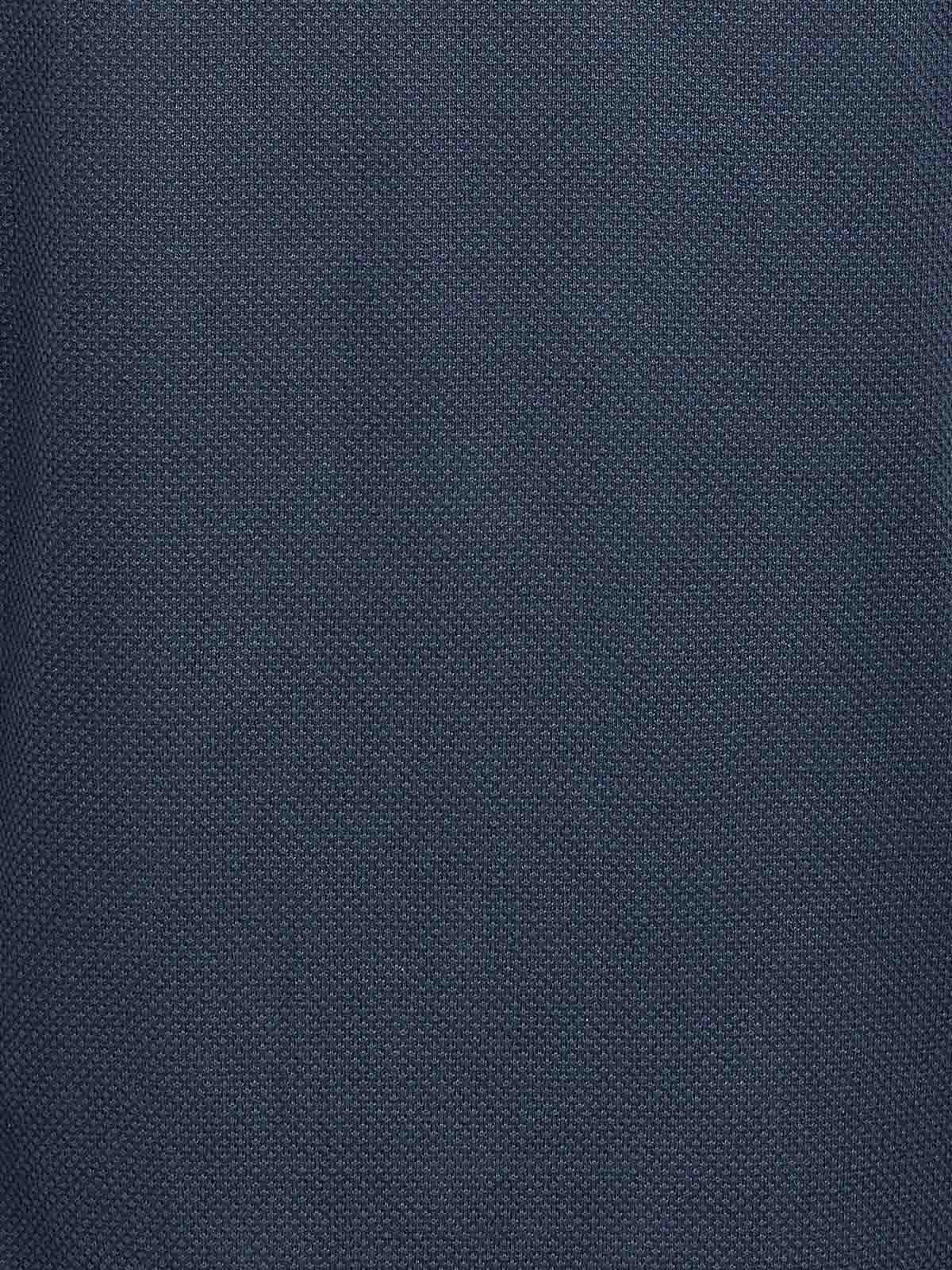 Shop Brioni Textured Polo Shirt In Azul