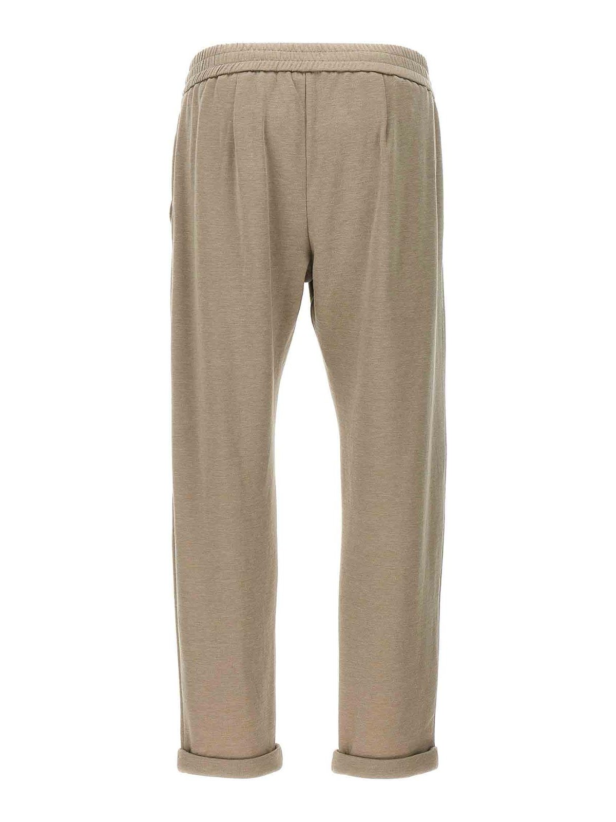パンツ BRUNELLO CUCINELLI SS25 Monile joggers (MD828SB899 C8329) Brunello Cucinelli - Navy Stretch Cotton Jogger | Mitchell