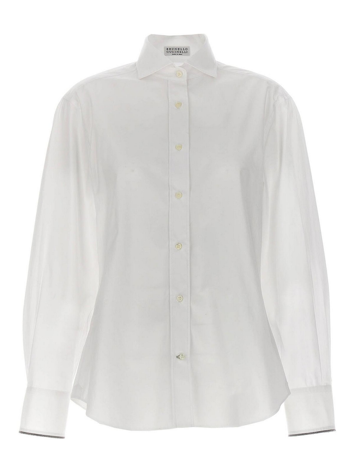 Brunello Cucinelli Camisa - Monile In Blanco