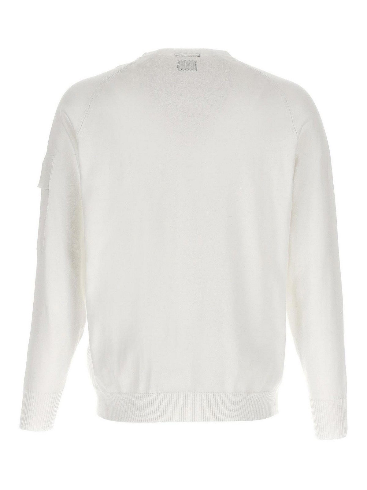 Shop C.p. Company The Metropolis Series Sweater In Blanco