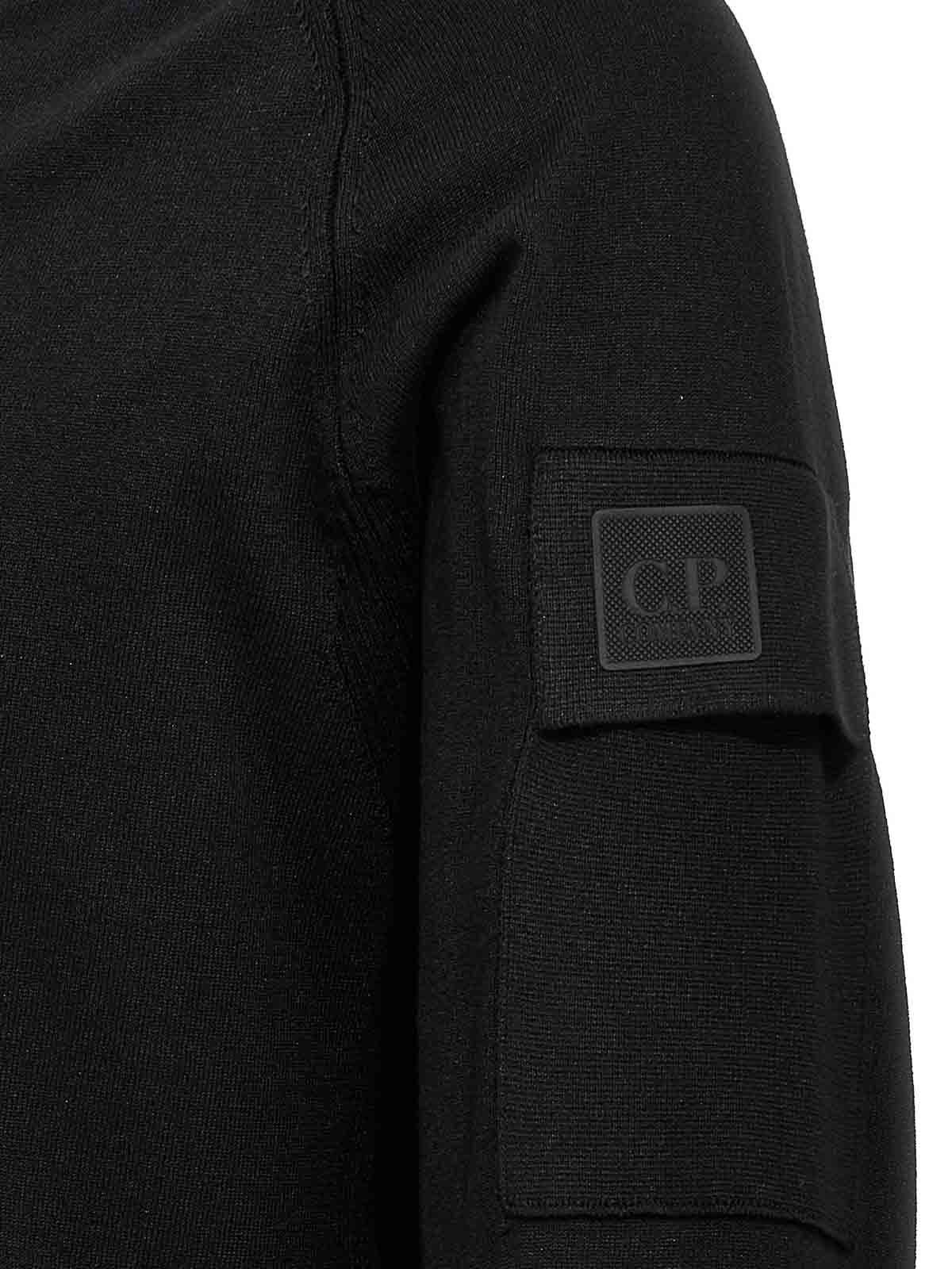 Shop C.p. Company The Metropolis Series Sweater In Negro
