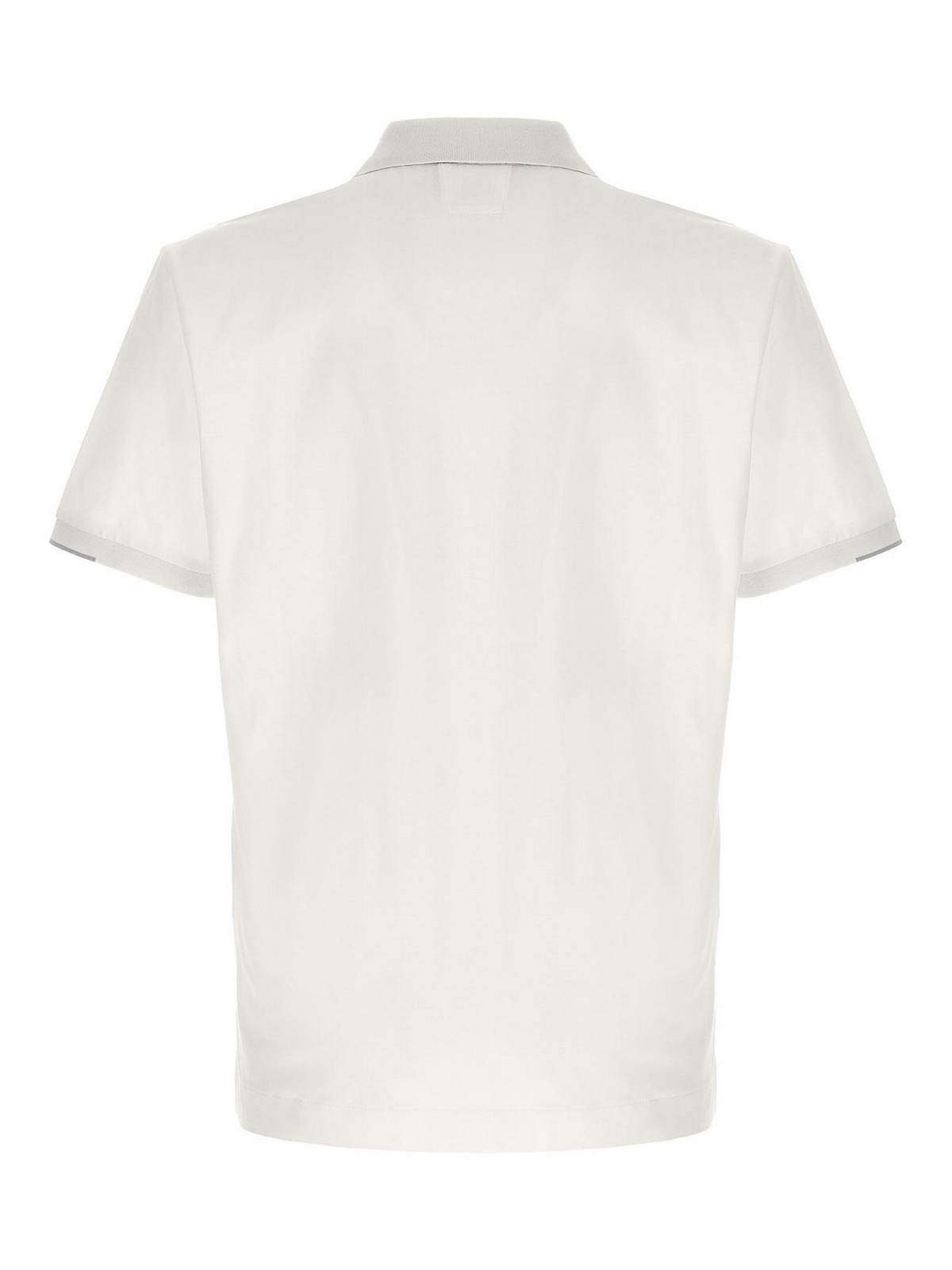 Shop C.p. Company The Metropolis Series Polo Shirt In White