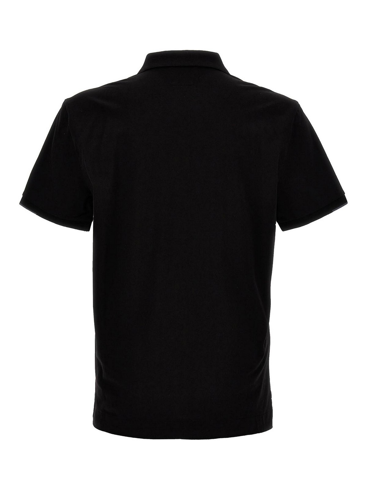Shop C.p. Company The Metropolis Series Polo Shirt In Black
