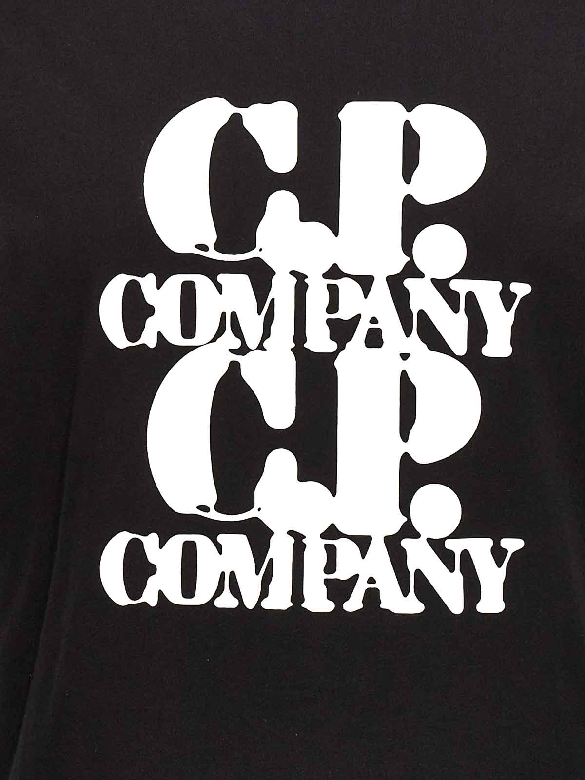 C.P. Company Graphic T-Shirt - Black - Men