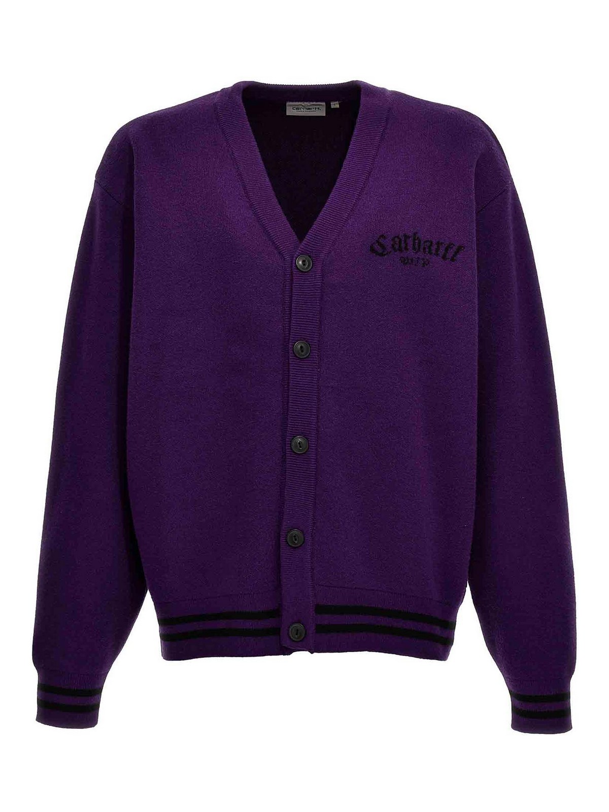 Carhartt Onyx Cardigan In Purple