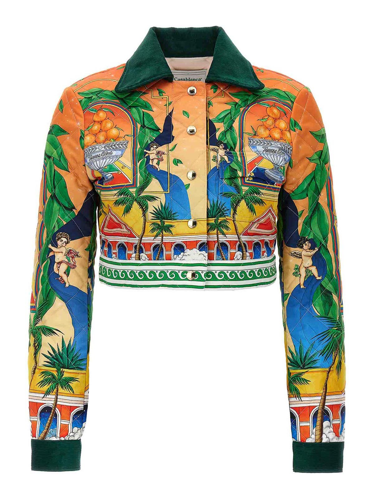 Shop Casablanca Triomphe Dorange Jacket In Multicolor