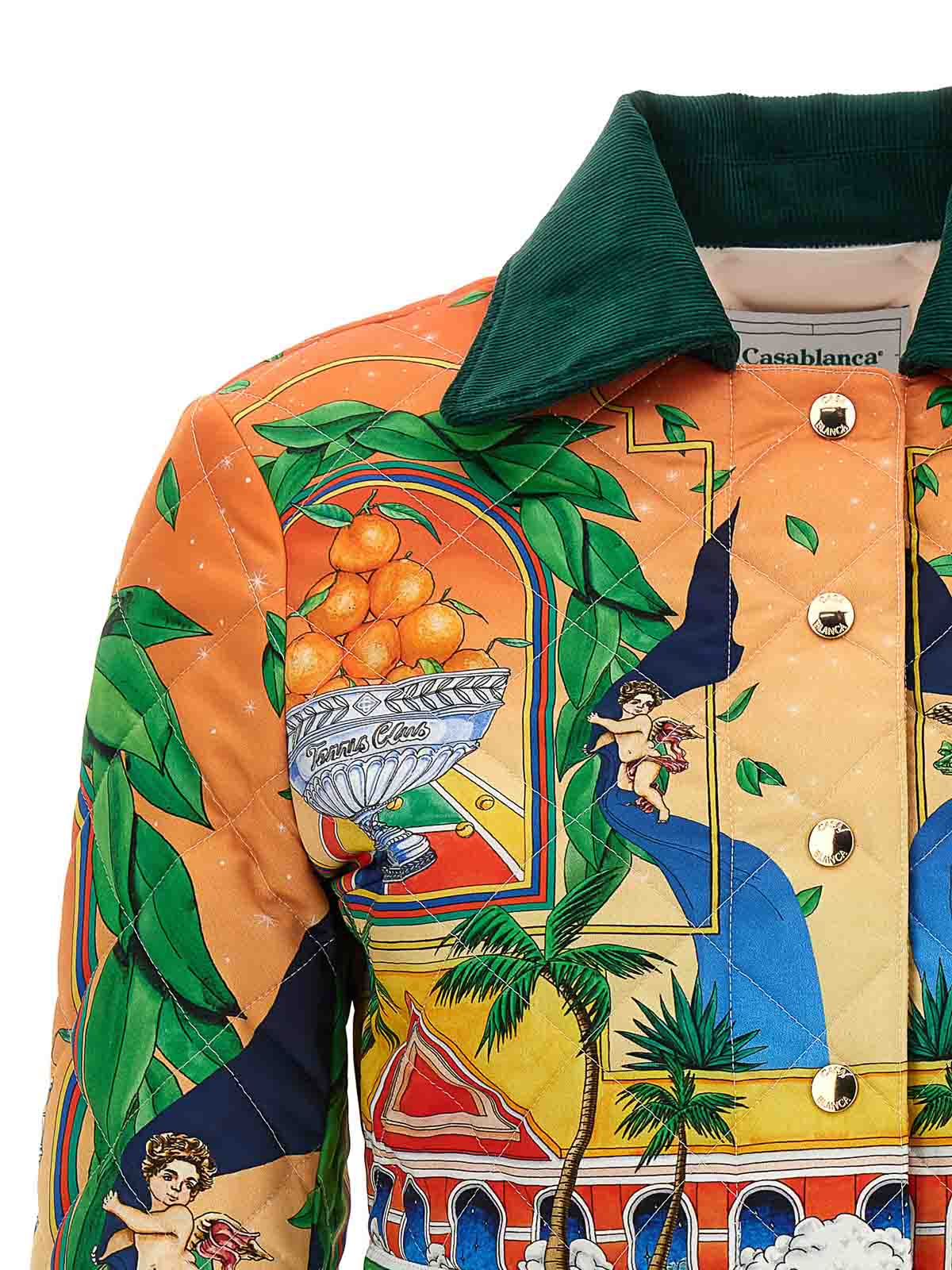 Shop Casablanca Triomphe Dorange Jacket In Multicolor