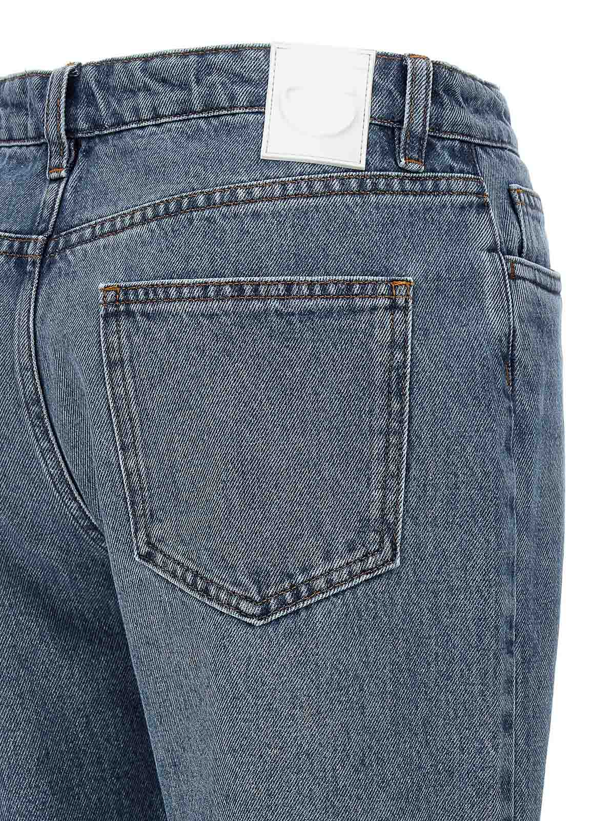 Shop Coperni Open Knee Jeans In Azul