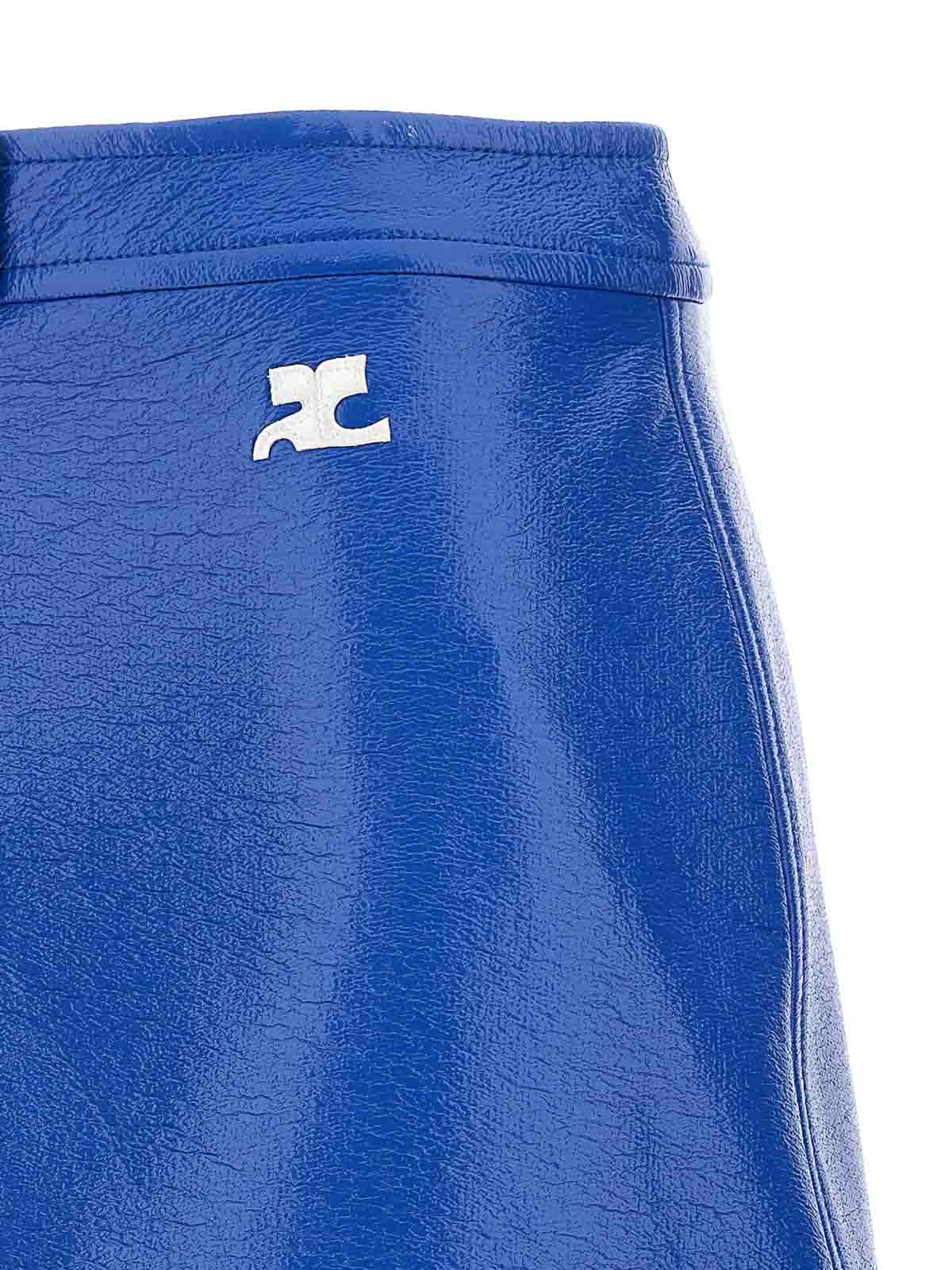Shop Courrèges Minifalda - Azul