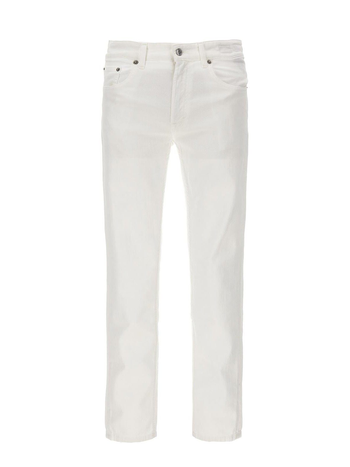 Shop Department 5 Skeith Stretch Denim Jeans Zip In Blanco