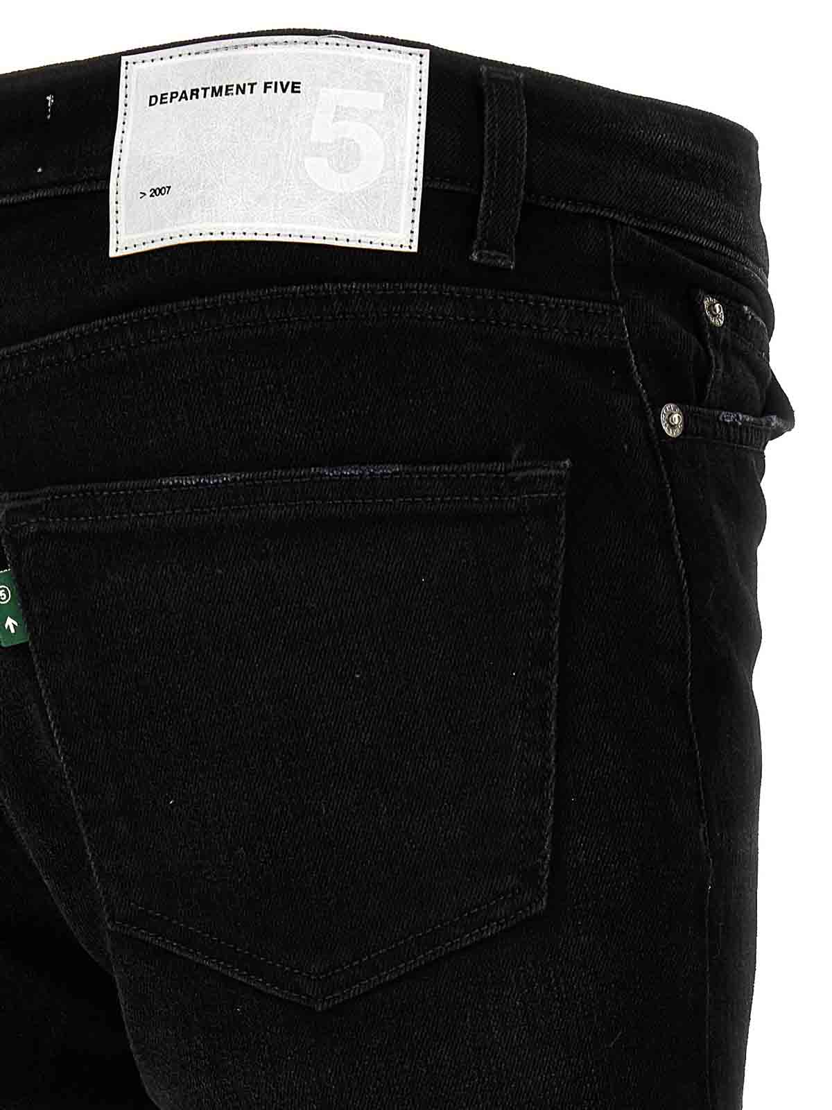 Shop Department 5 Drake Denim Jeans Back Tag In Negro