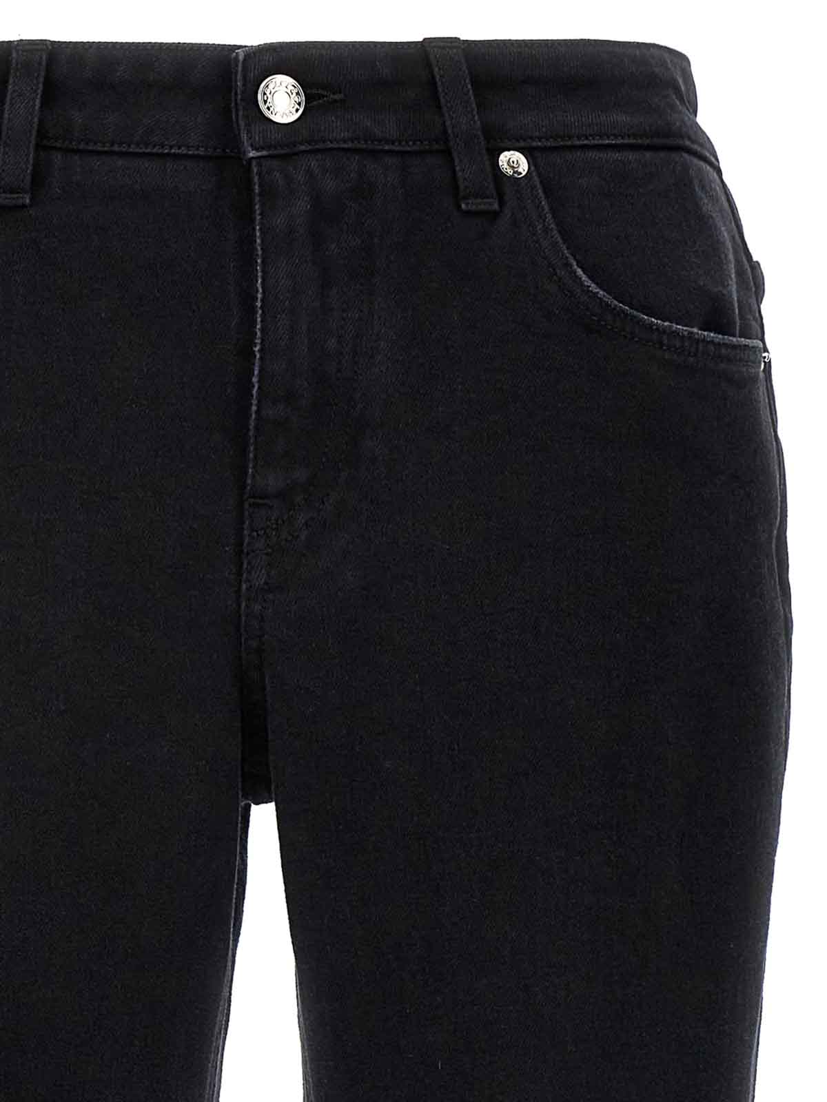 Straight Leg Jeans Dolce Gabbana Girly Denim Jeans Logo 