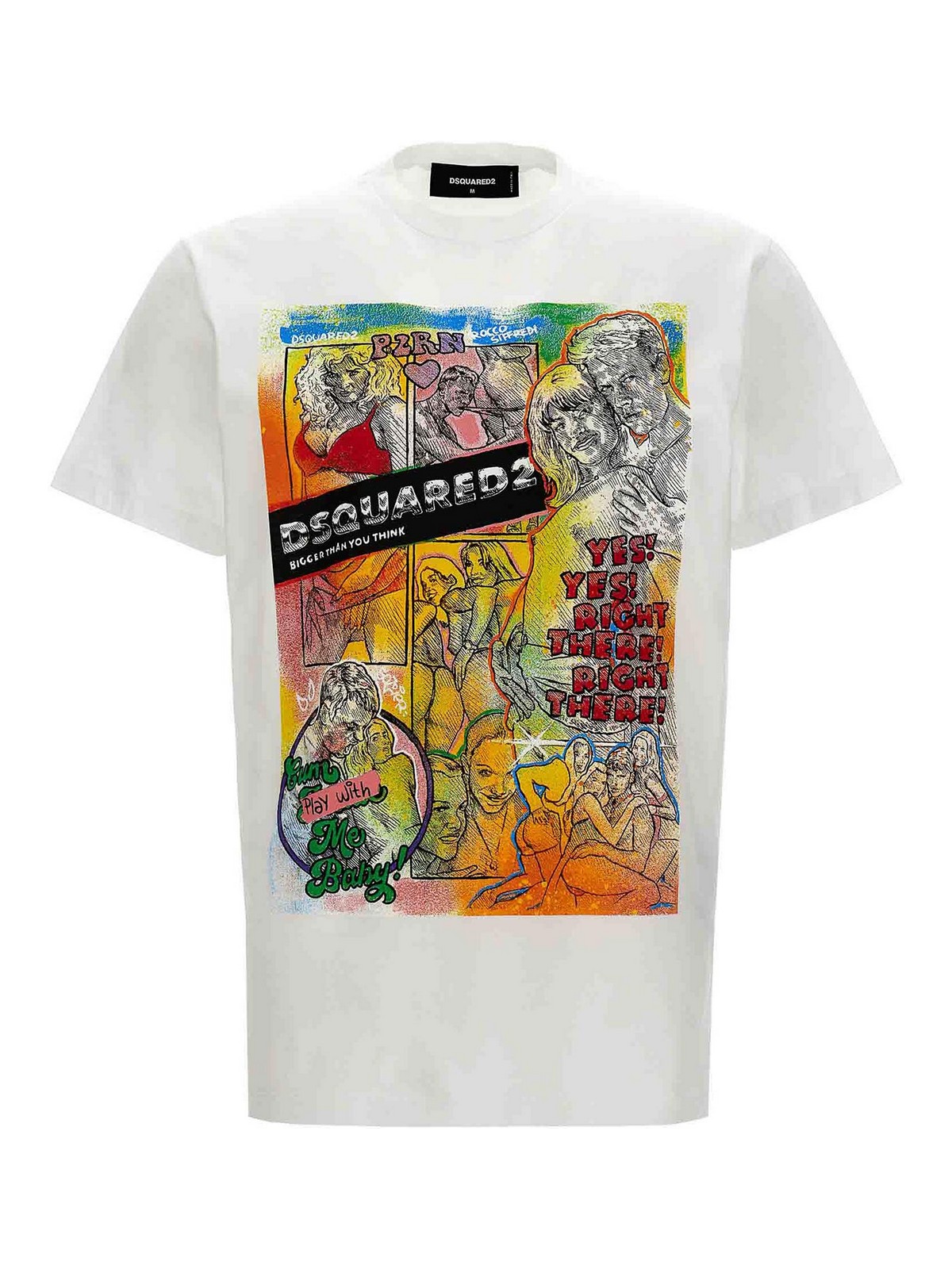 Shop Dsquared2 Camiseta - Blanco