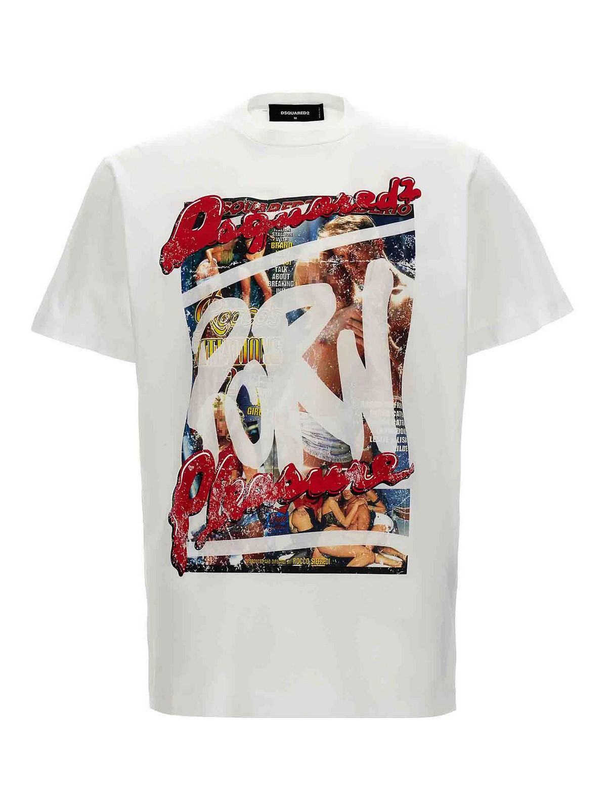 Shop Dsquared2 Rocco T-shirt In Blanco