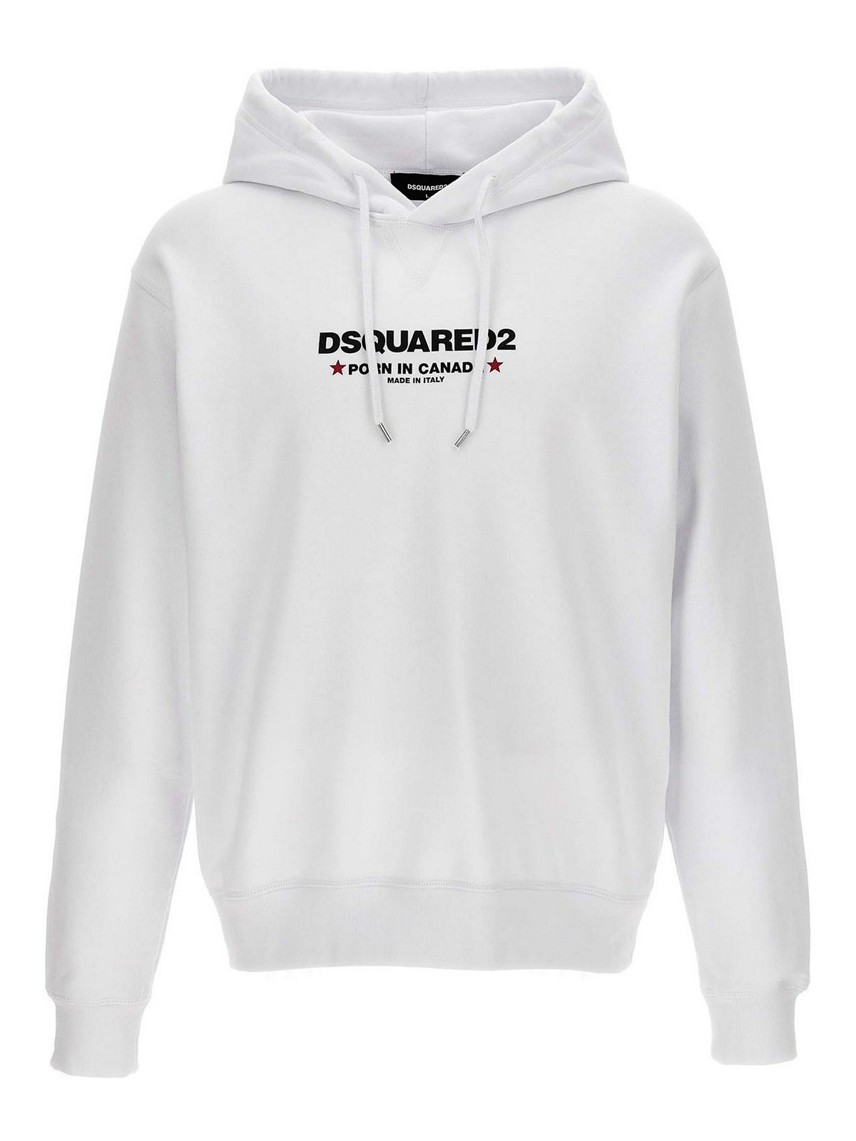 Shop Dsquared2 Porn In Canada Hoodie In Blanco