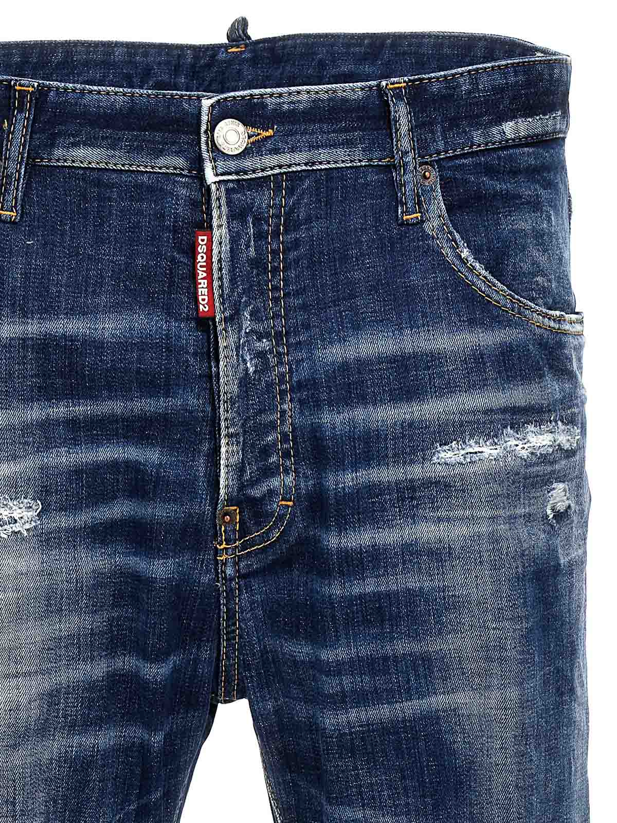 Shop Dsquared2 Vaqueros Rectos - Azul