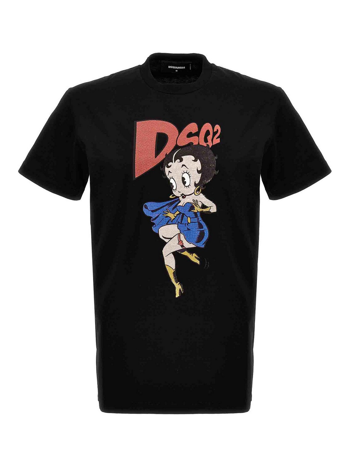 Shop Dsquared2 Betty Boop T-shirt In Negro
