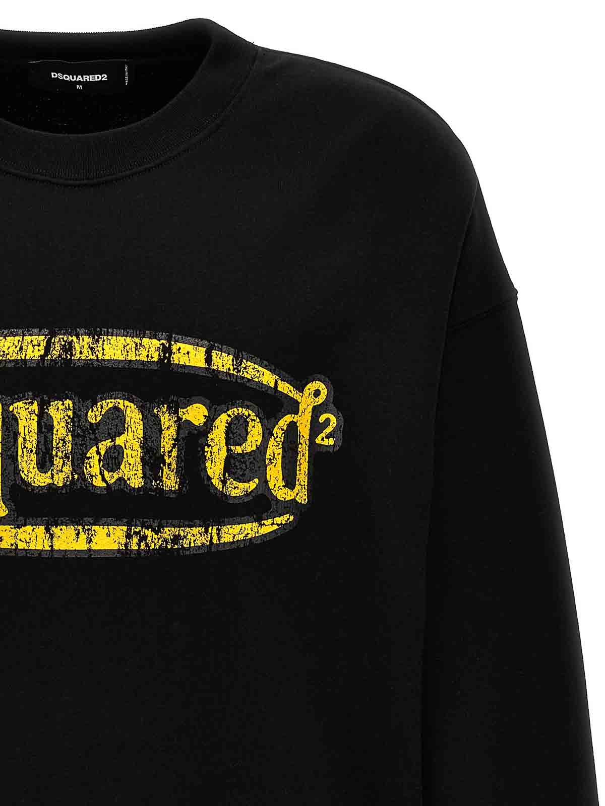 Shop Dsquared2 Logo Sweatshirt In Negro