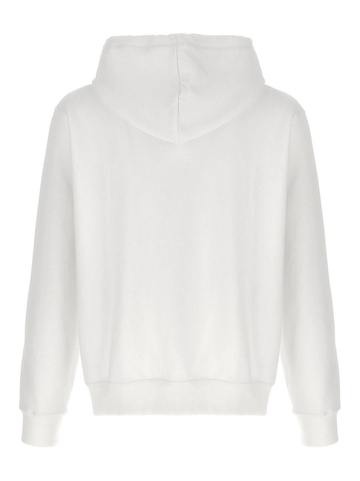Shop Dsquared2 Icon Hoodie Print In Blanco