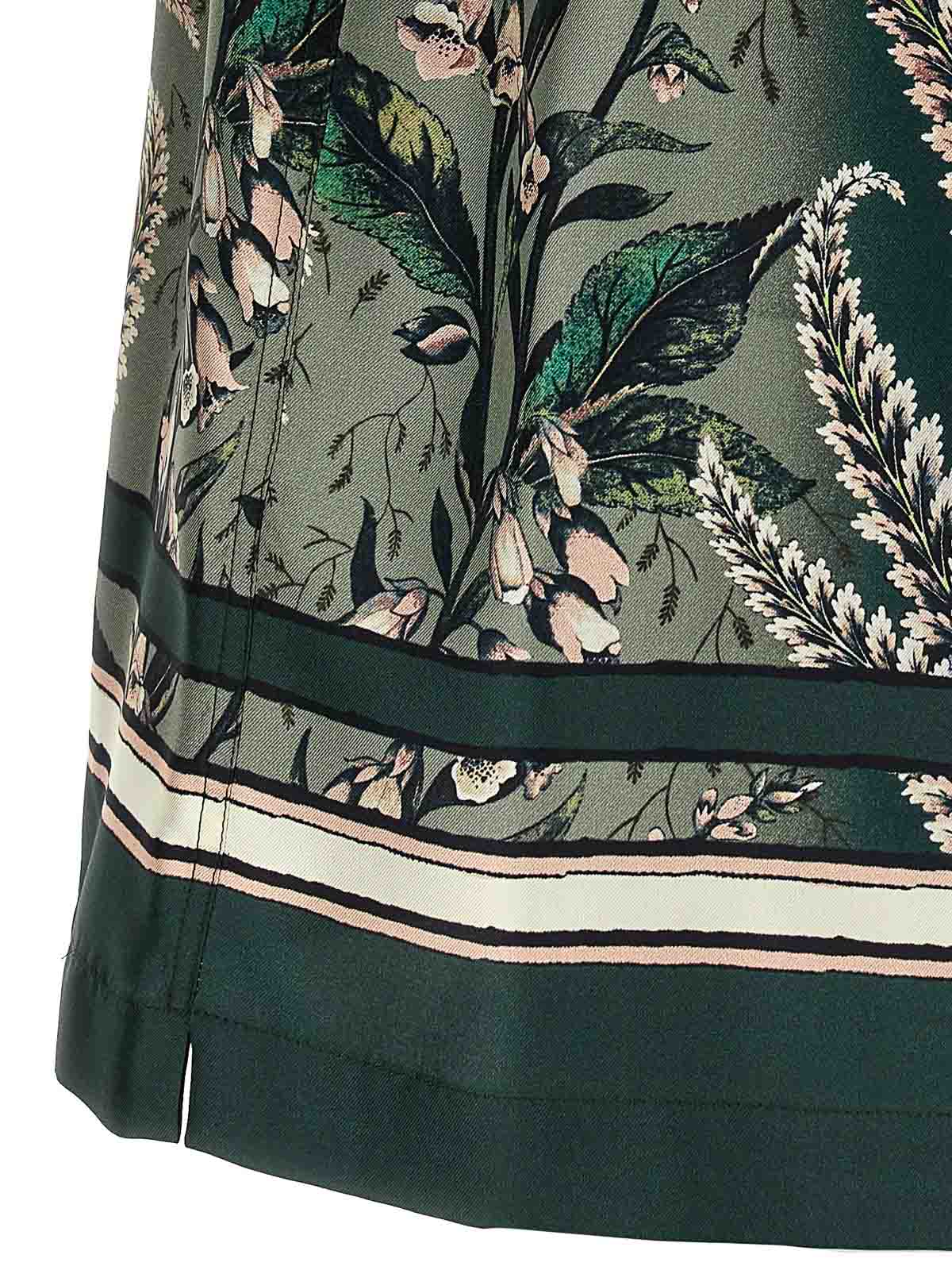 Shop Etro Floral Print Shirt In Verde