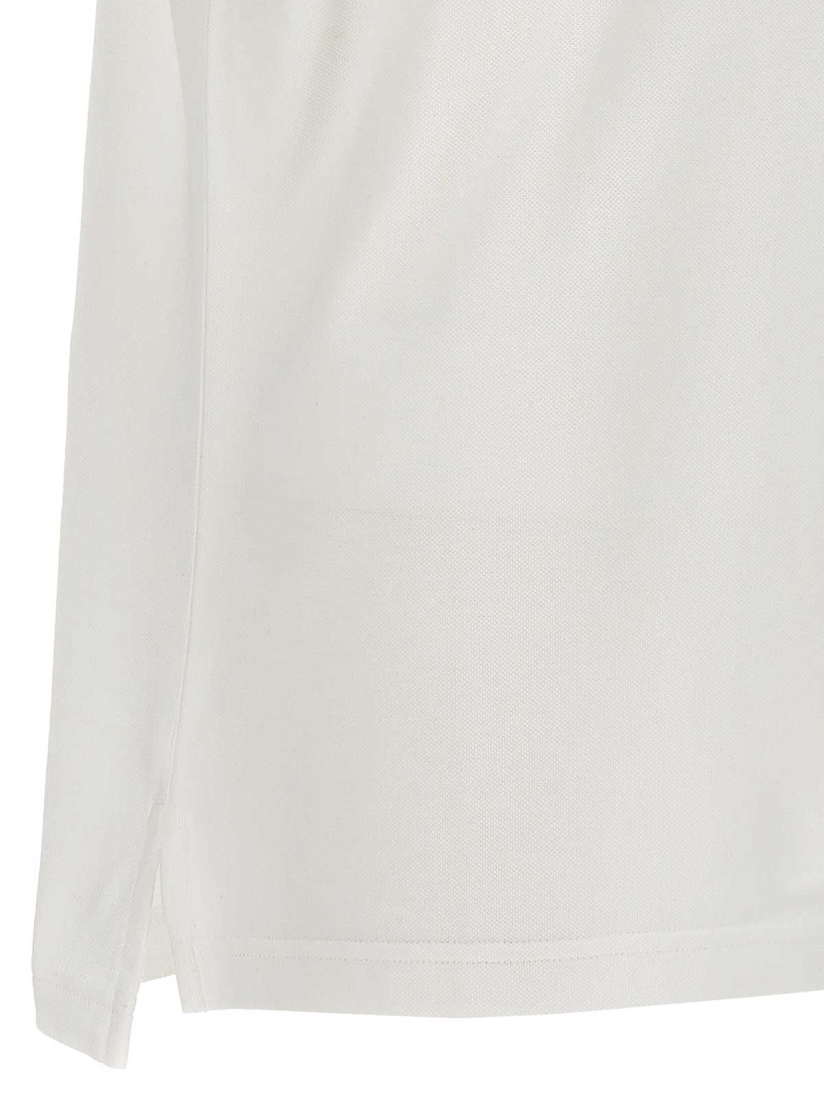 Shop Etro Logo Polo Shirt In Blanco