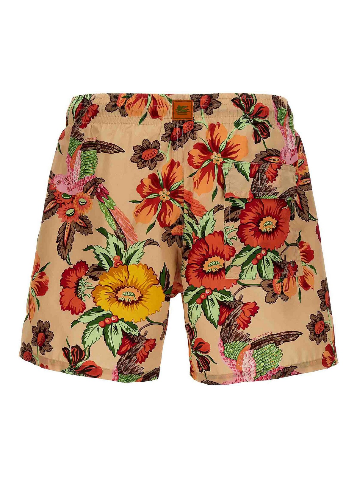 Shop Etro Floral Printed Swimsuit In Multicolor