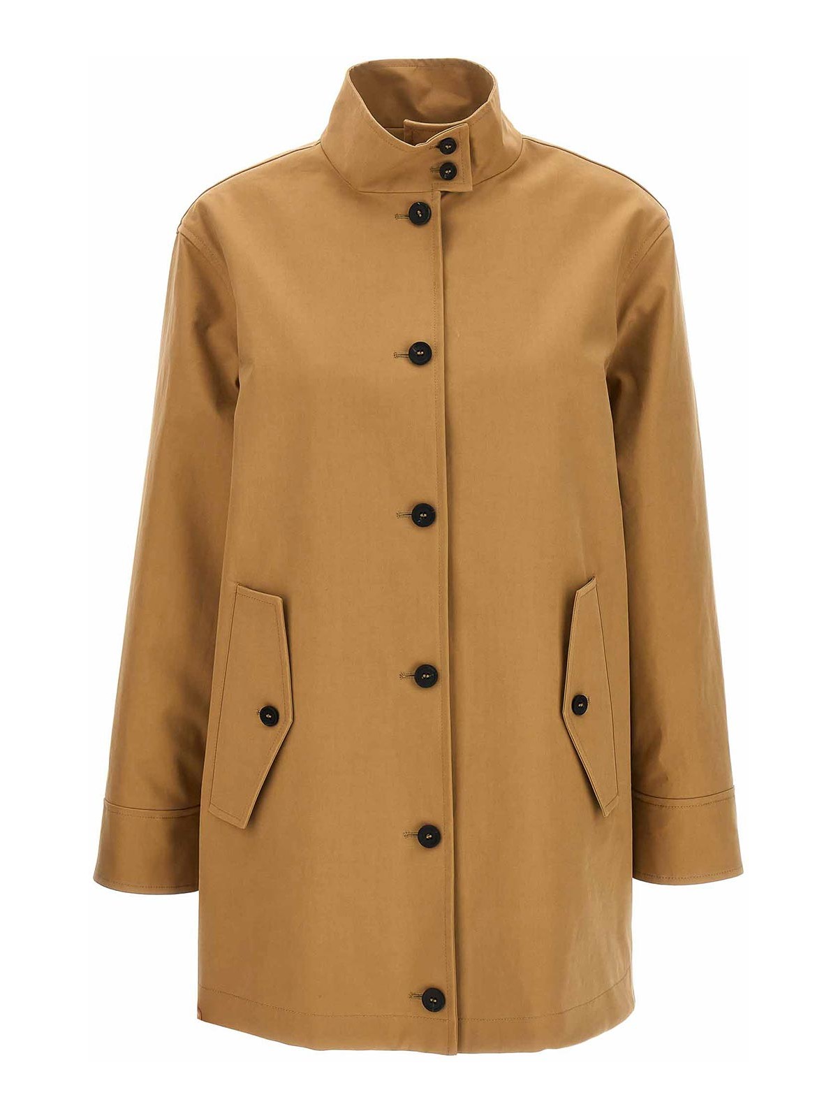 Fabiana Filippi Cotton Trench Coat - Beige | CTD264F196I905VRU