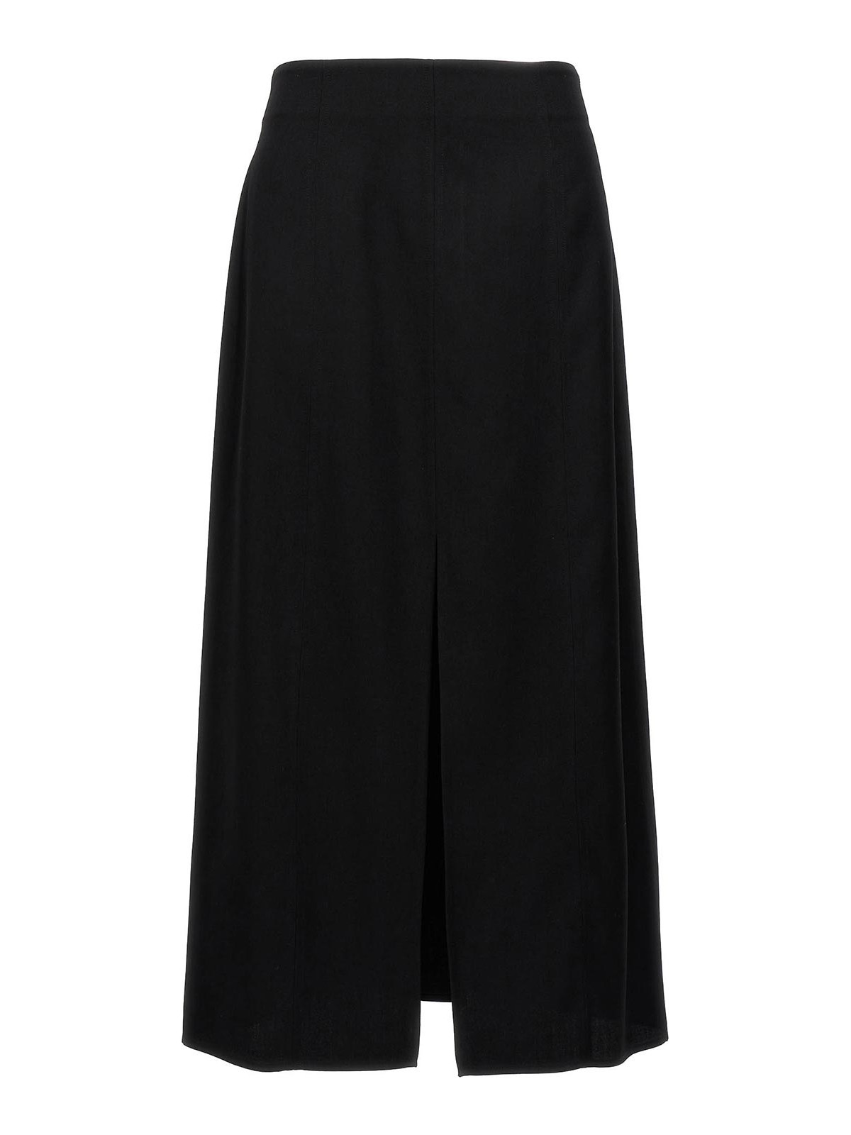 Shop Golden Goose Journey Midi Skirt In Negro
