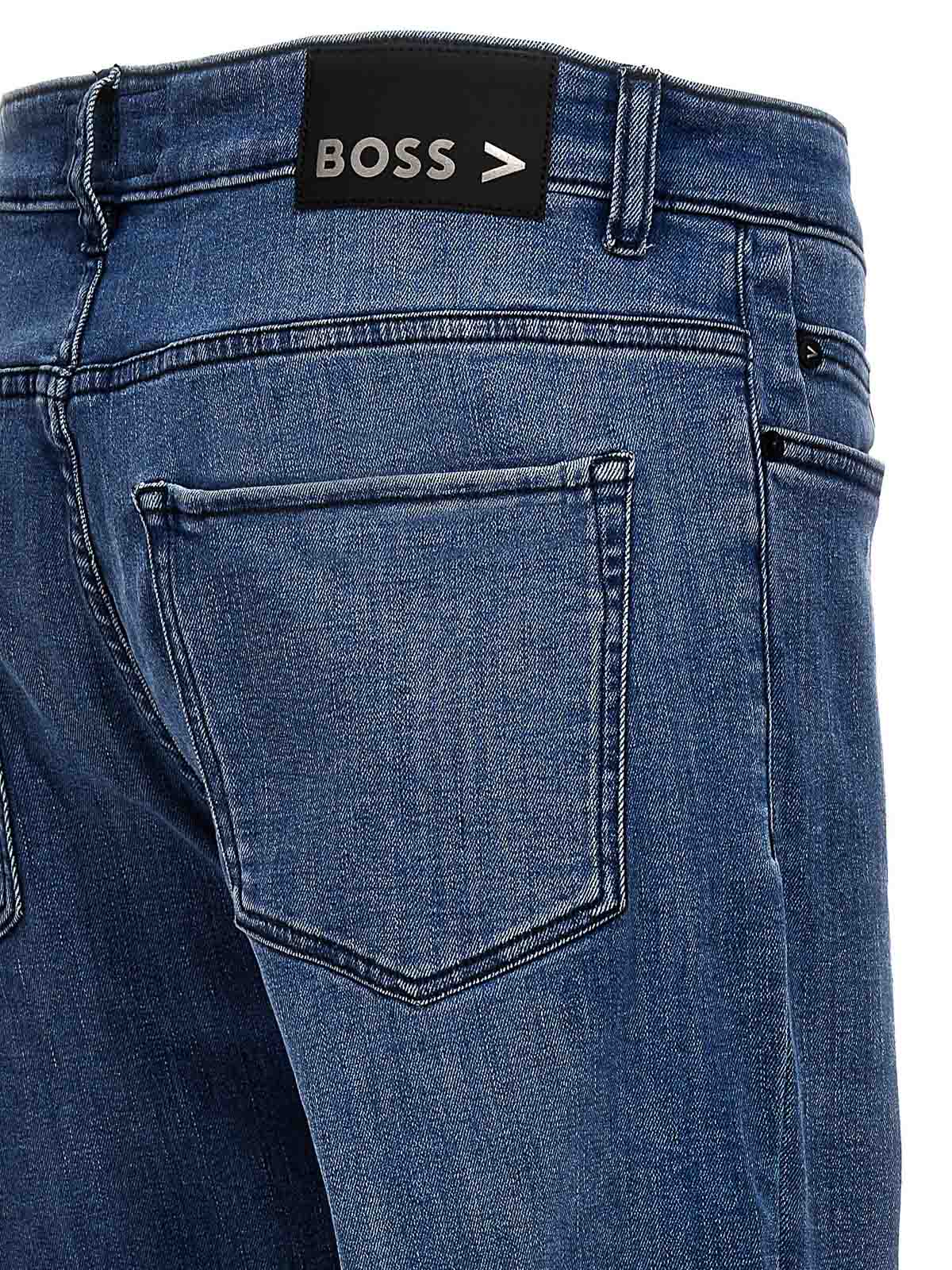 Shop Hugo Boss Delaware Jeans In Blue