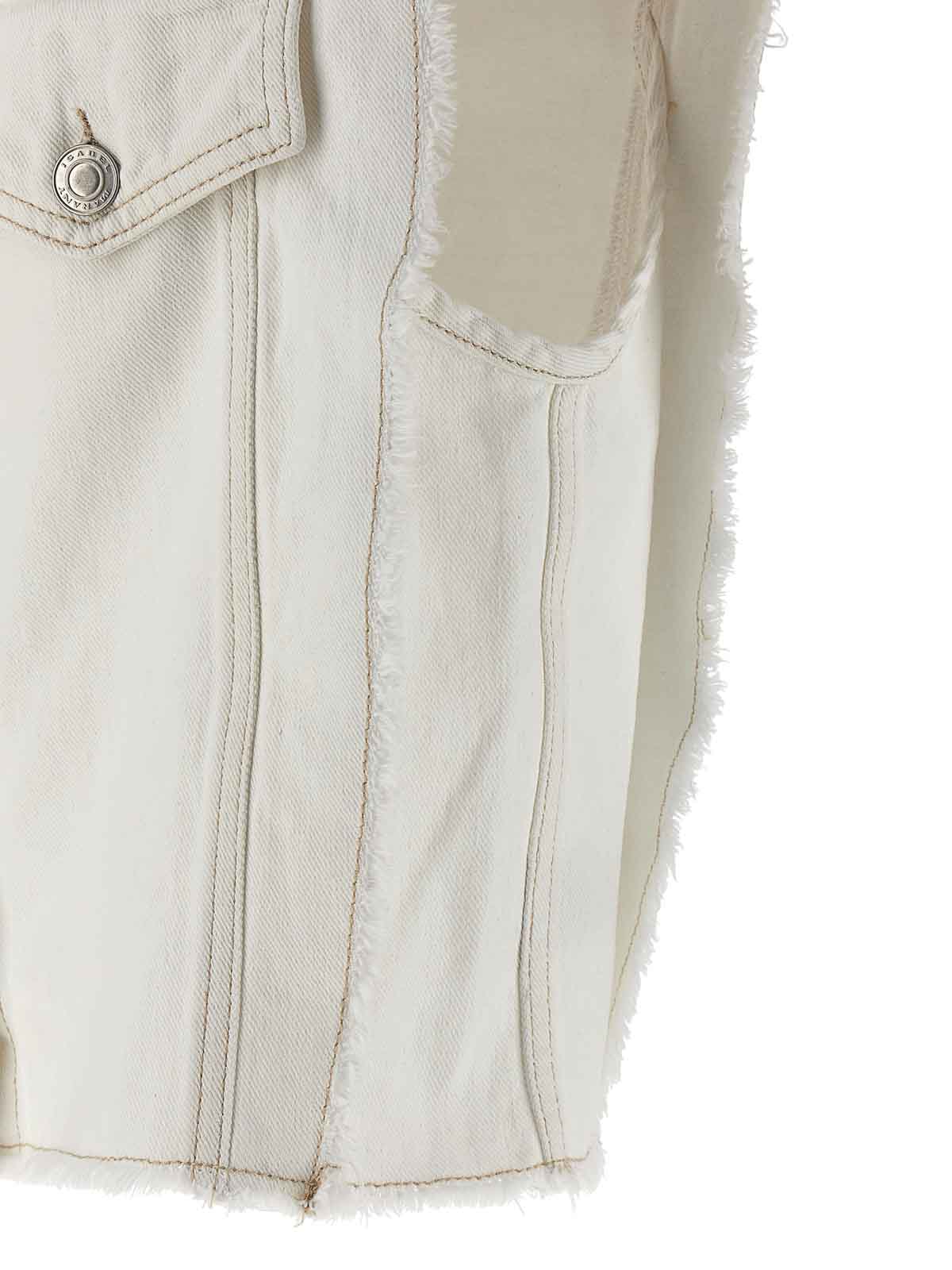 Shop Isabel Marant Chaleco - Tyra In Blanco