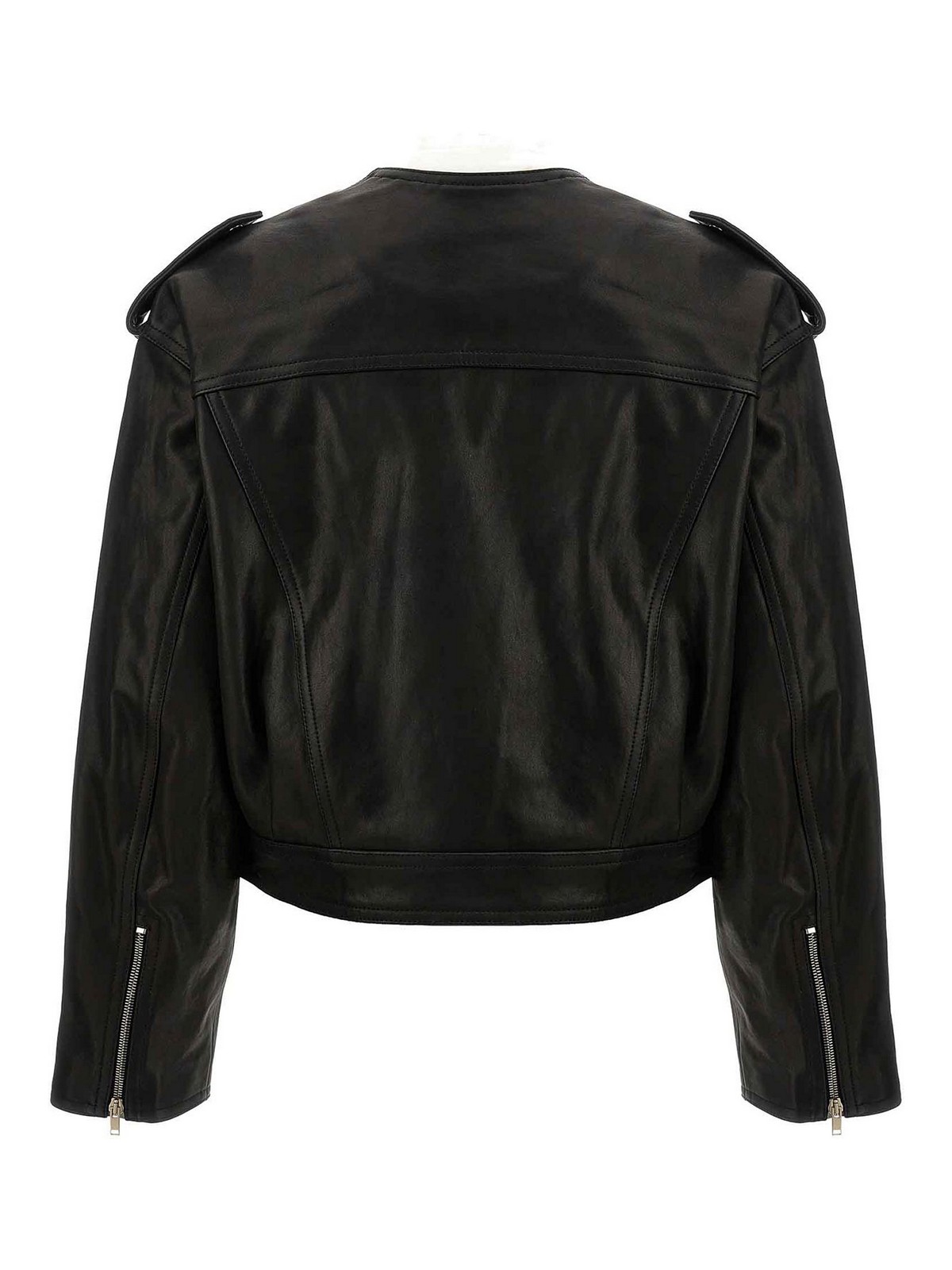 Shop Isabel Marant Audric Biker Jacket In Negro