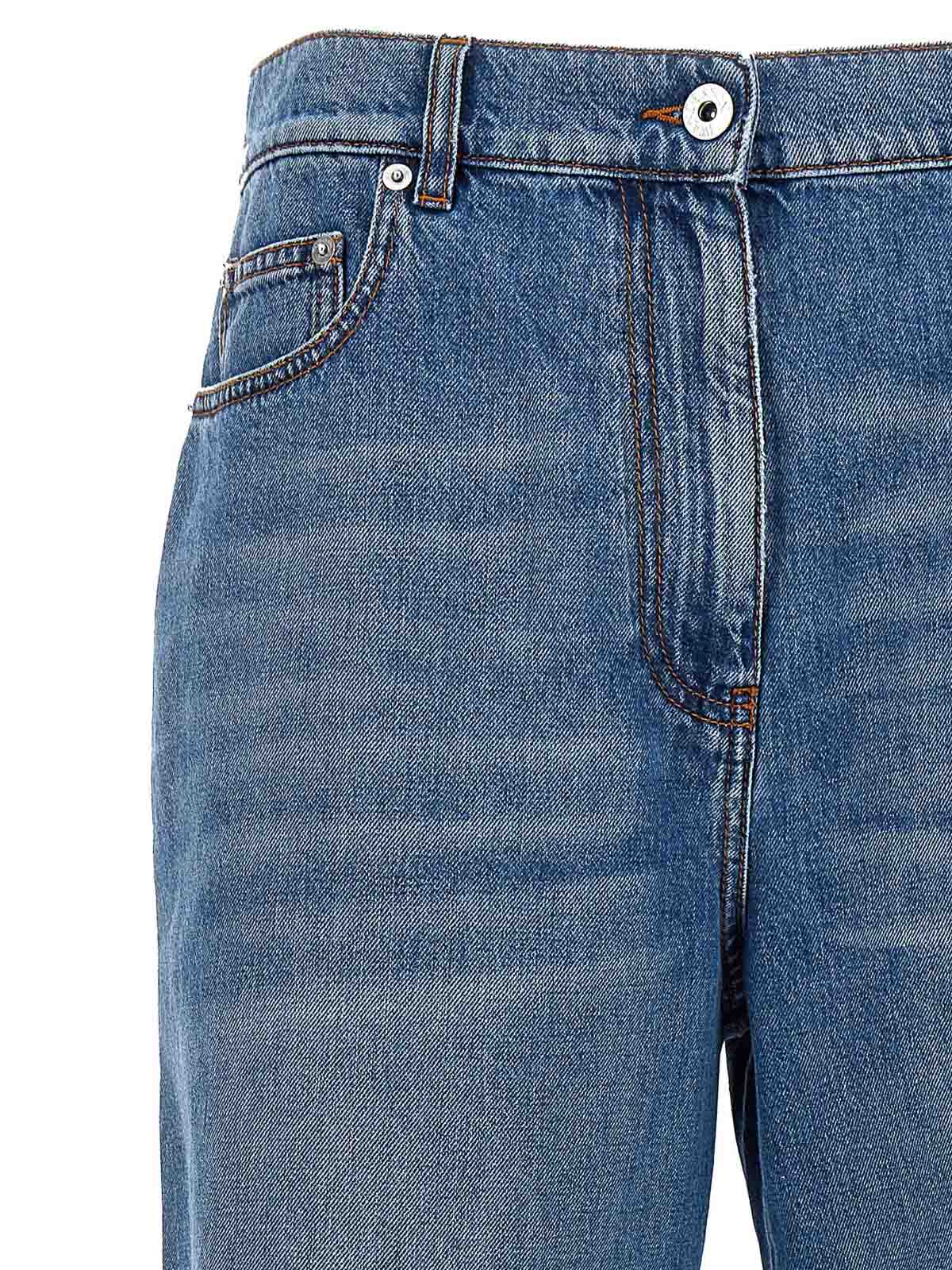 Shop Jw Anderson Cut-out Jeans In Azul