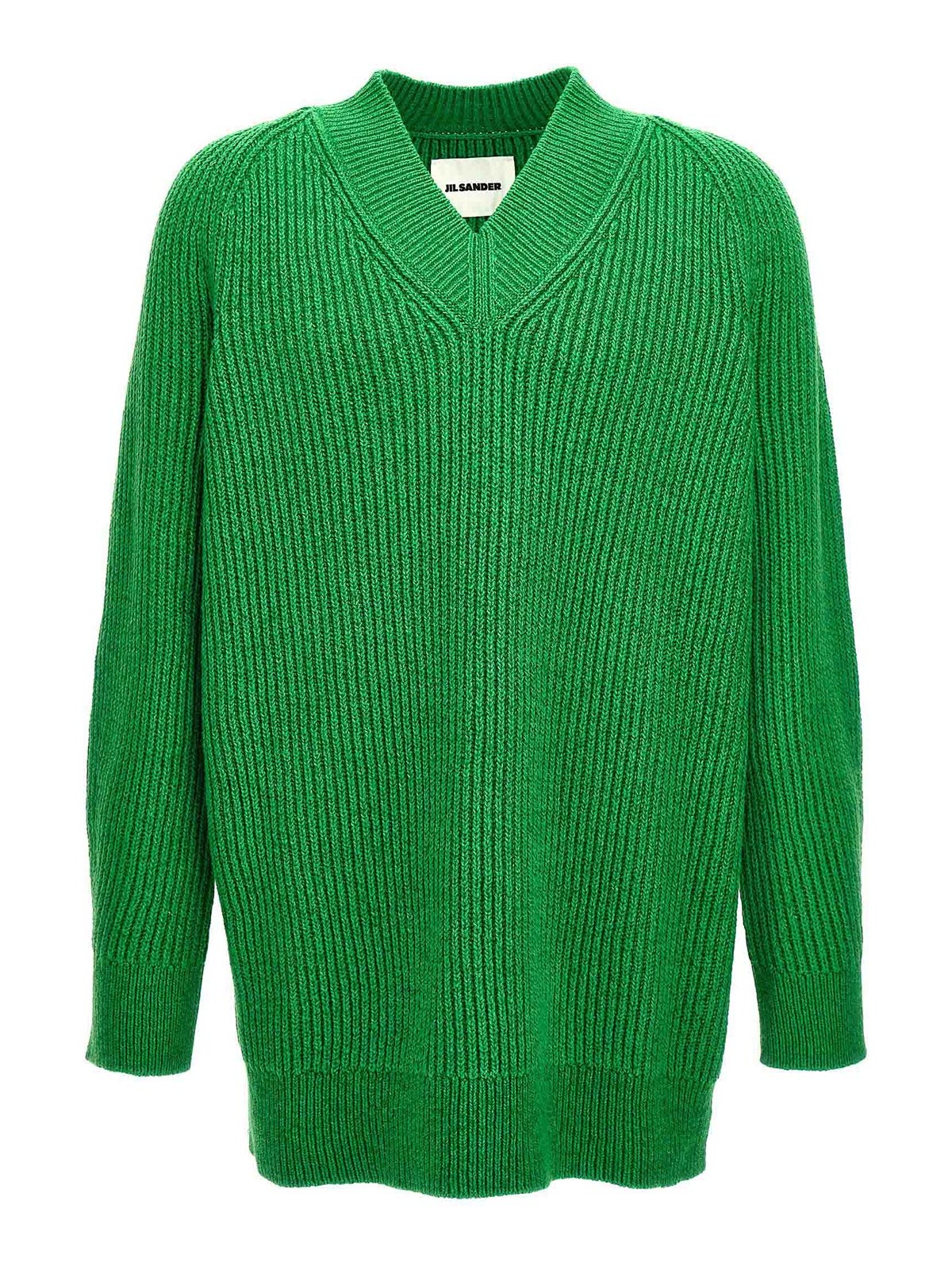 Shop Jil Sander Oversized Sweater In Verde