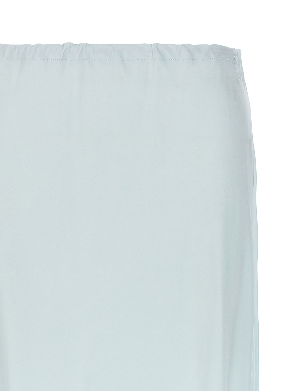 Shop Jil Sander Skirt Elastic Waistband In Azul Claro