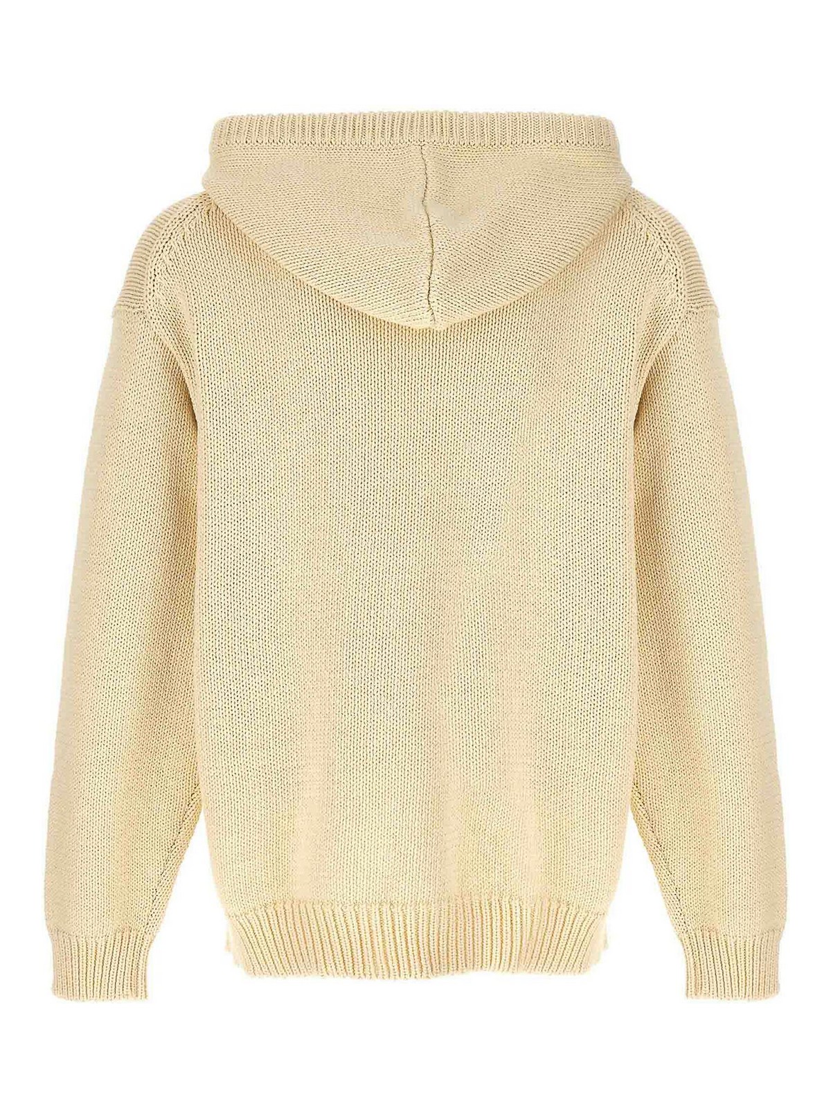 Shop Kenzo Hooded Sweater In Blanco