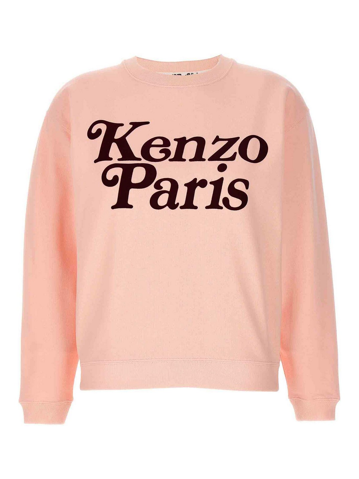 Shop Kenzo Logo Sweatshirt In Color Carne Y Neutral