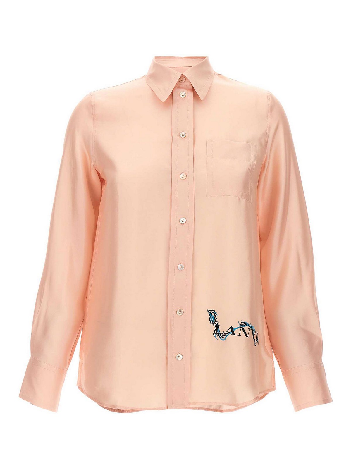 Shop Lanvin Camisa - Color Carne Y Neutral