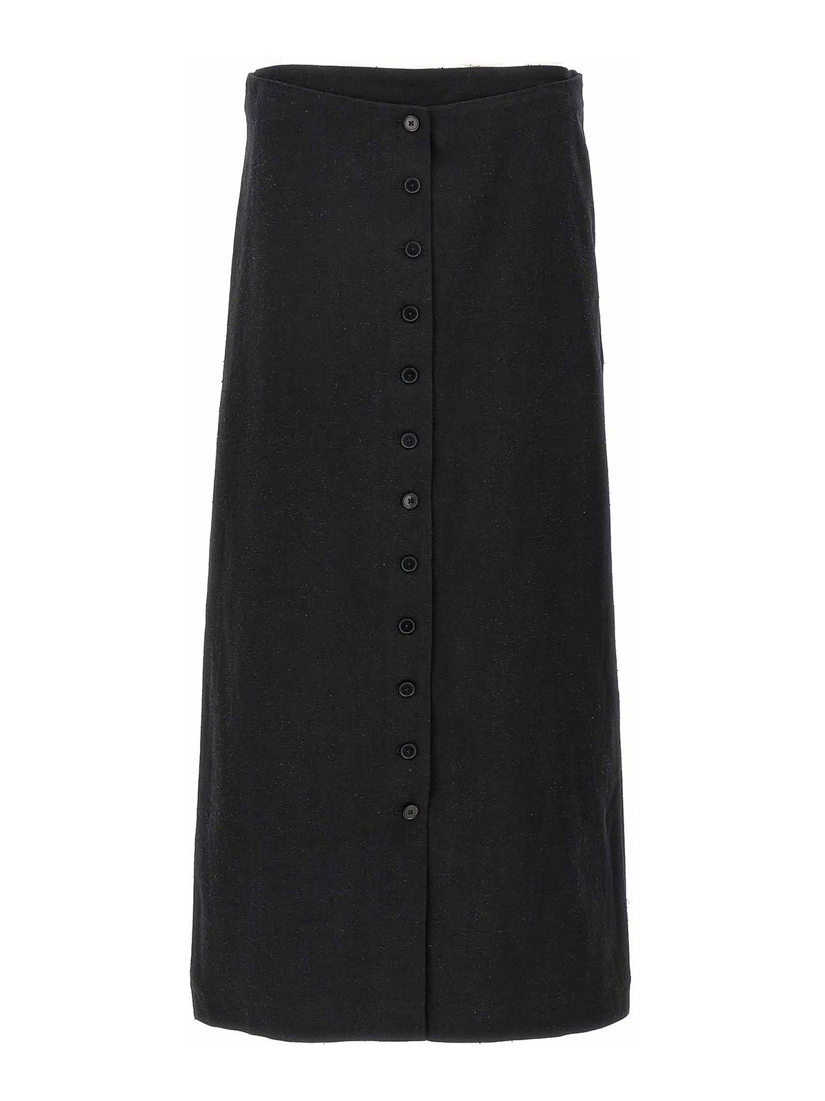 Shop Loulou Studio Atri Skirt Buttons Pockets In Negro
