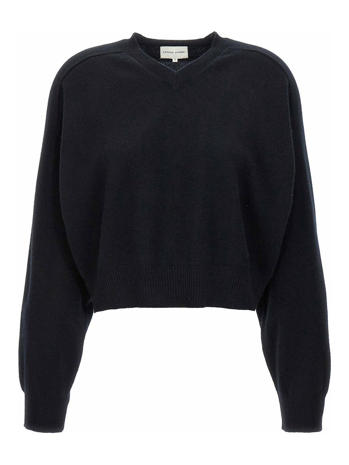Loulou Studio Anzor Cashmere Sweater In Negro