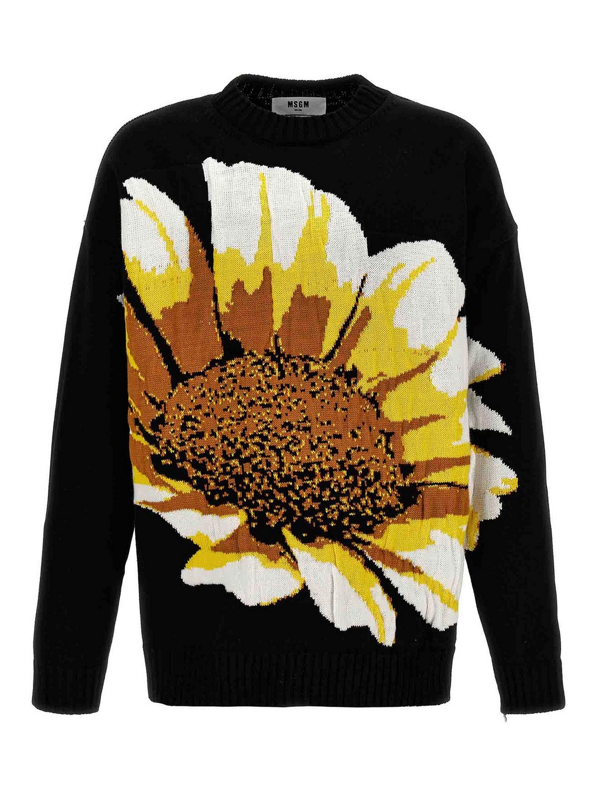 Shop Msgm Margherita Sweater In Negro