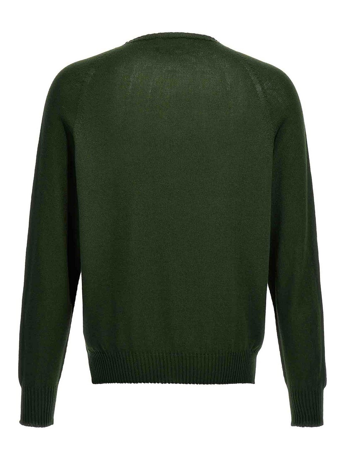 Shop Ma'ry'ya Crew-neck Sweater In Verde