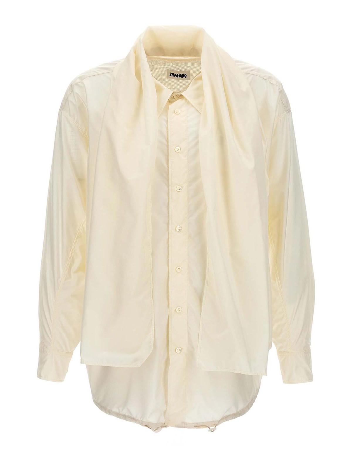 Shop Magliano Nomad Shirt Adjustable Sash In Blanco