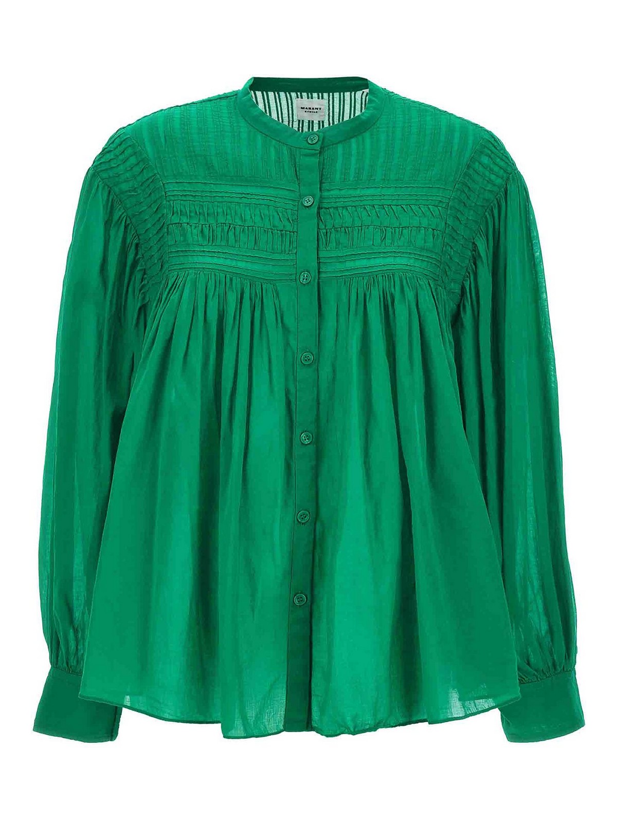 Shop Isabel Marant Étoile Camisa - Plalia In Verde