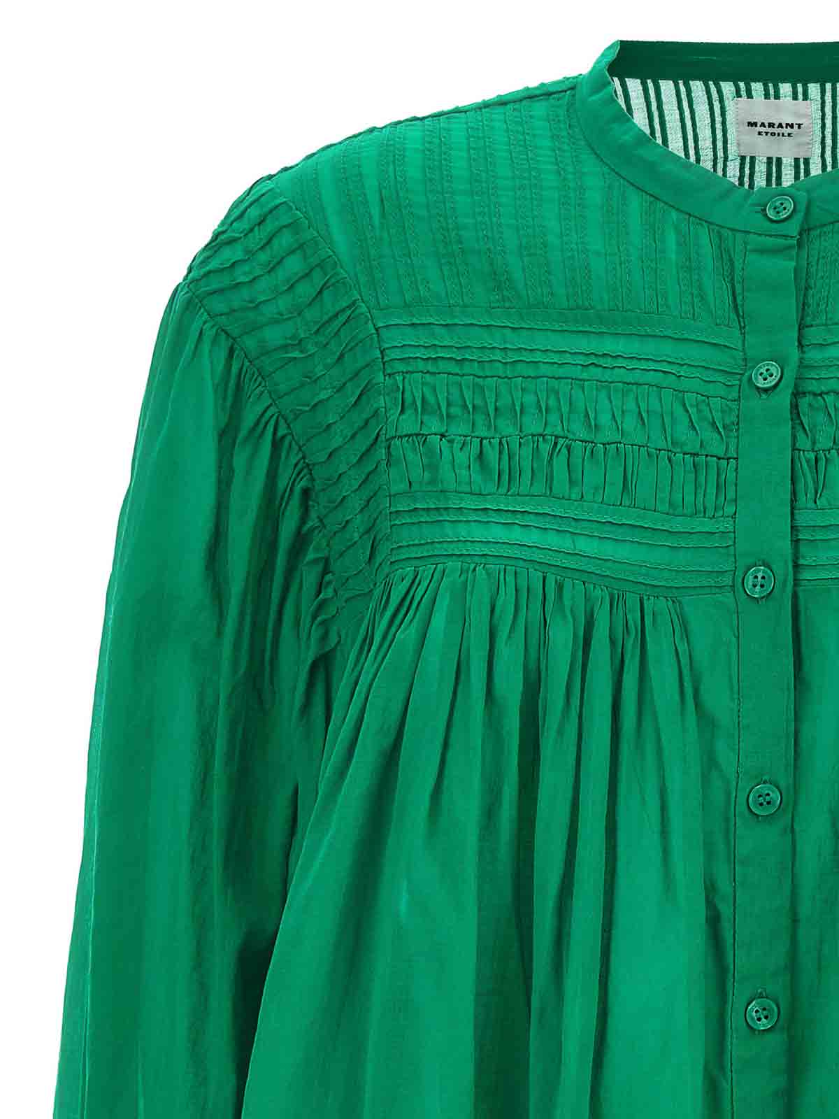 Shop Isabel Marant Étoile Camisa - Plalia In Verde